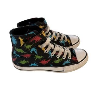 Converse Chuck Taylor All Star High Top Dinosaur Sneakers Youth Size 2